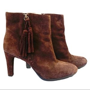 Anne Klein Sz. 6.5M AK7 Caroline Ankle Boot Suede